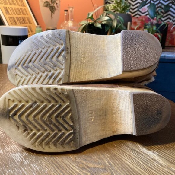 Sandgrens 40 8.5 shearling clogs boots like No. 6 - Picture 3 of 6